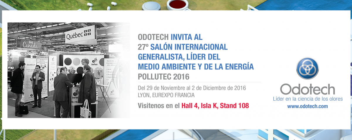 Odotech participará en el 27 Salón Internacional Generalista, Líder del Medio Ambiente y de la Energía - Pollutec 2016